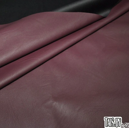 Кожзам на трикотаже (бордовый)