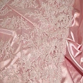 Вышивка на сетке с биссером (нежно-розовый)