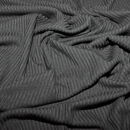 Трикотаж "Вискоза -Лапша" (черный)