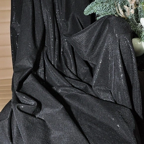 Трикотаж "Лунный свет" (черный)