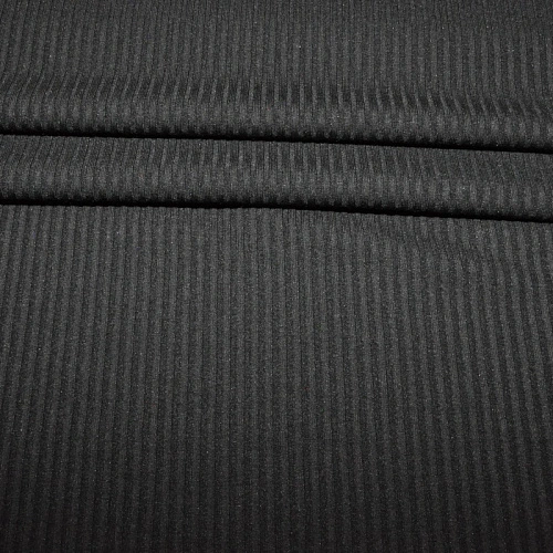 Трикотаж "Вискоза -Лапша" (черный)