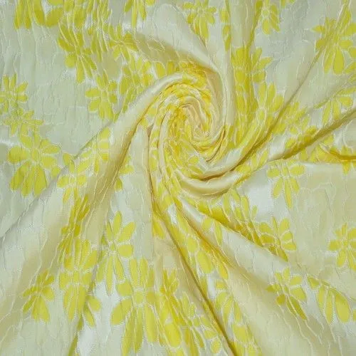 Жаккард "Ромашки" (желтый)