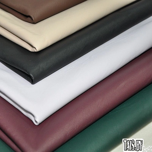 Кожзам на трикотаже (бордовый)