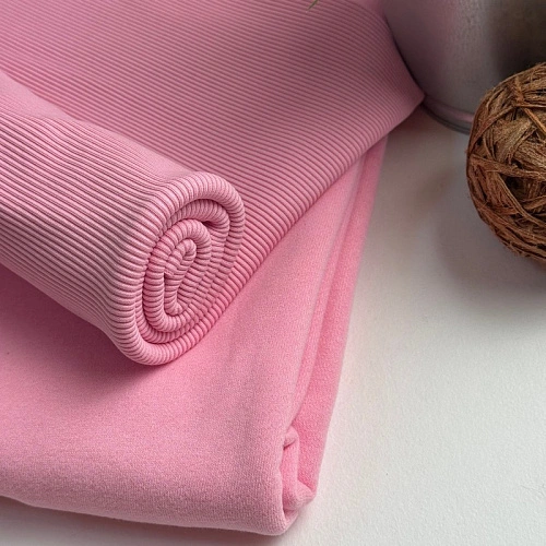 Футер 3-х нитка с эффектом велюра (розовый)