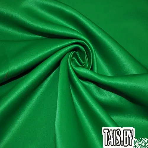 Атлас свадебный (зеленый)