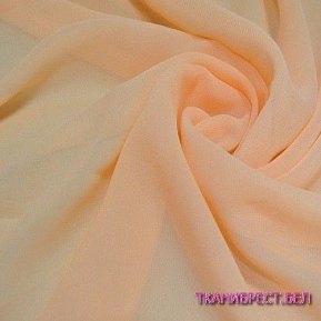 Шифон нежно-персиковый