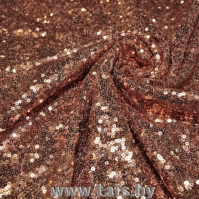 Пайетки на сетке (бронза)