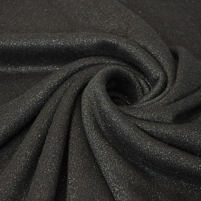 Трикотаж Ангора плотная с люрексом  (черный графит)