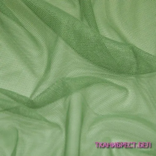 Ткань Сетка стрейчевая (оливковый)