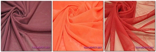 Ткань Сетка стрейчевая (вишнёвый)