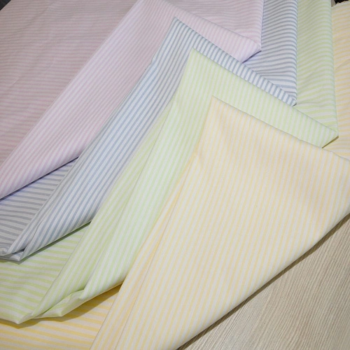 Рубашечная ткань "Соната" полоска (желтый)