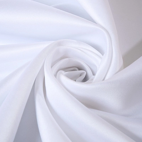 Атлас свадебный, белый