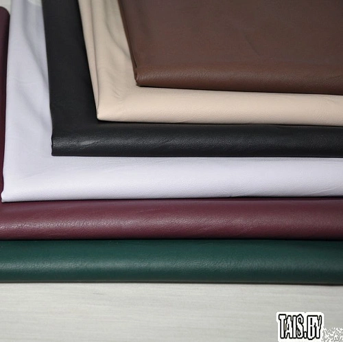 Кожзам на трикотаже (коричневый)