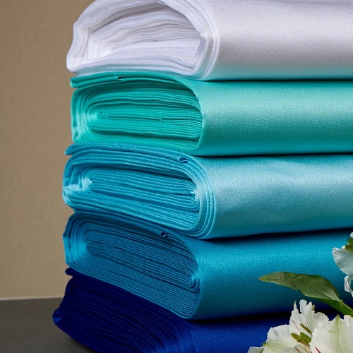 Атлас свадебный, василек