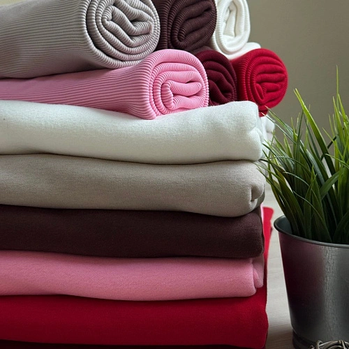 Футер 3-х нитка с эффектом велюра (бежевый)