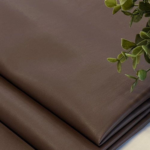 Экокожа на замшевой основе (шоколадный)