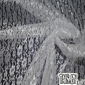 Гипюр тонкий, белый