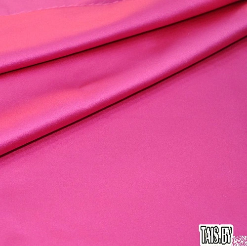 Атлас свадебный (малиновый)