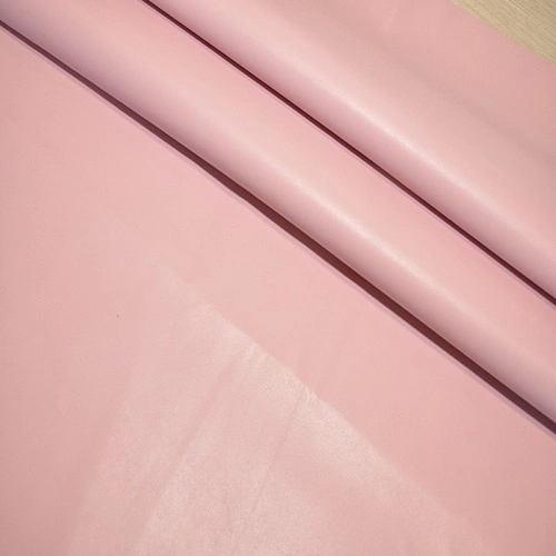 Кожзам на трикотажной основе (розовый)