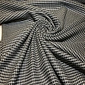 Костюмная ткань Полушерсть гусиная лапка (черный)