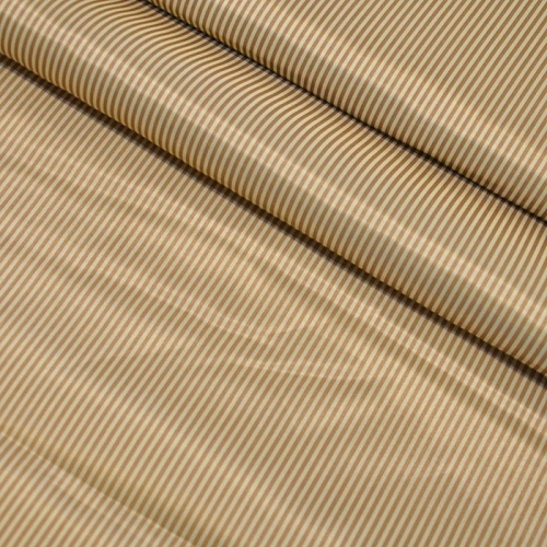 Подкладка нейлон принт полоска белый +кэмел