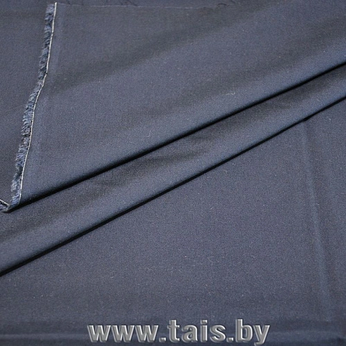 Штапель стрейчевый (синий)