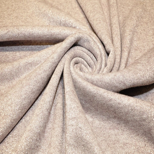 Трикотаж Ангора плотная с люрексом (пыльная сирень)