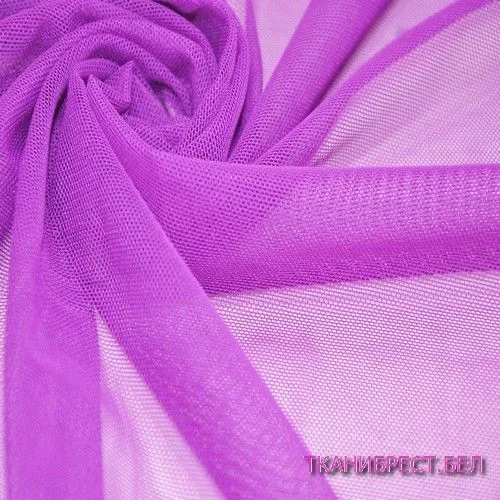Ткань Сетка стрейчевая (ярко-фиолетовый)