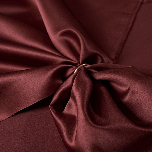 Атлас свадебный (марсала)