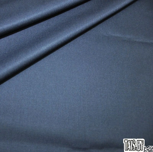 Костюмная ткань Полушерсть(синий)