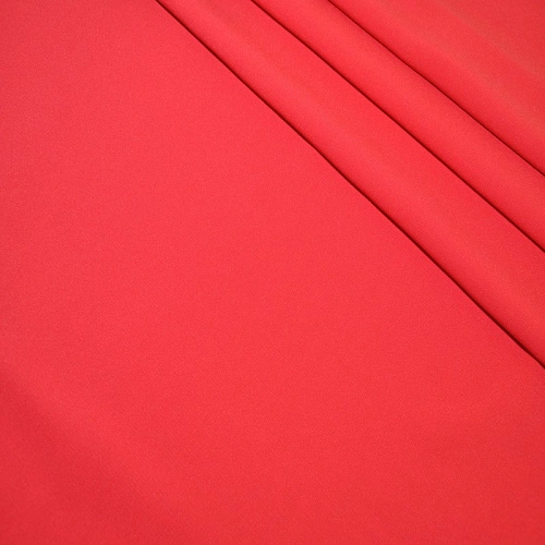 Шифон стрейчевый (красный)