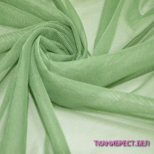 Ткань Сетка стрейчевая (оливковый)