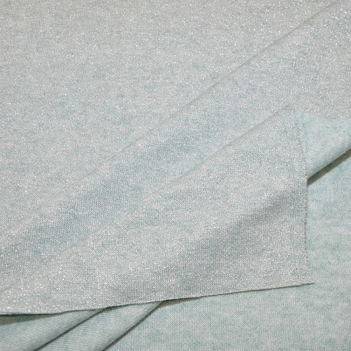 Трикотаж Ангора плотная с люрексом  (нежный голубой)