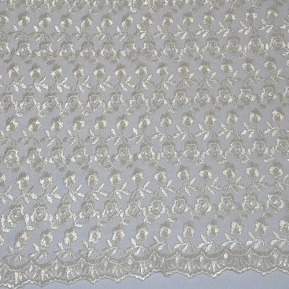 Гипюр Индонезия (молочный с желтым оттенком)