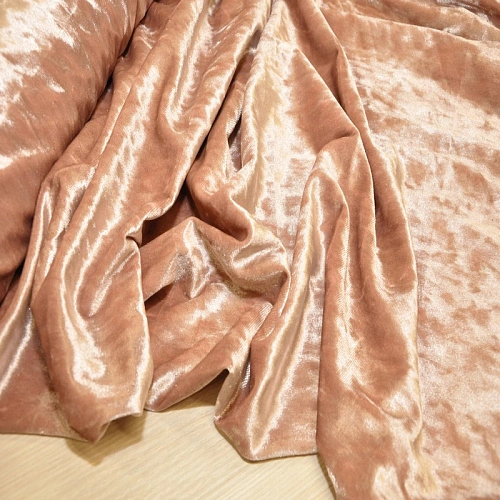 Велюр (Бархат) мрамор (пыльная роза)