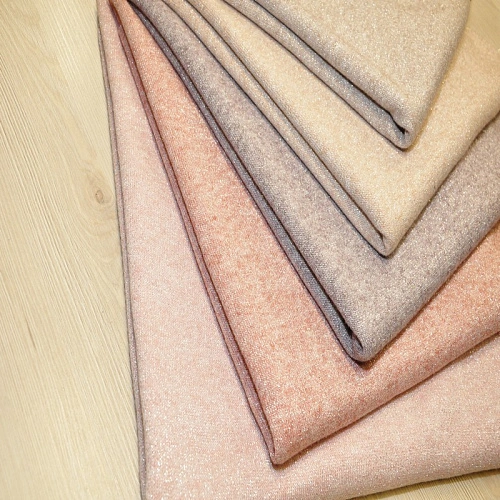 Трикотаж Ангора плотная с люрексом (пыльная сирень)