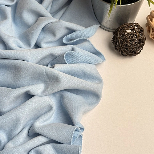 Футер 3-х нитка с эффектом велюра (светло-голубой)