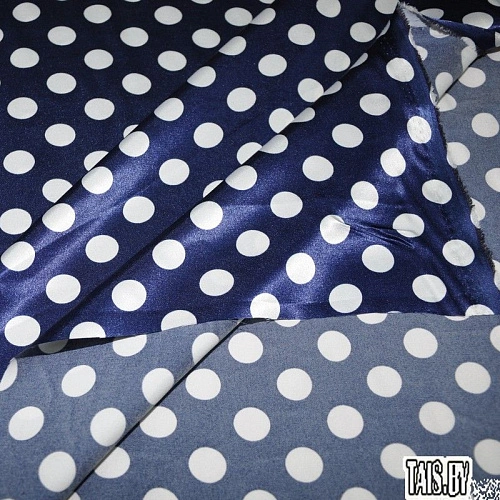 Атлас тонкий "горох"