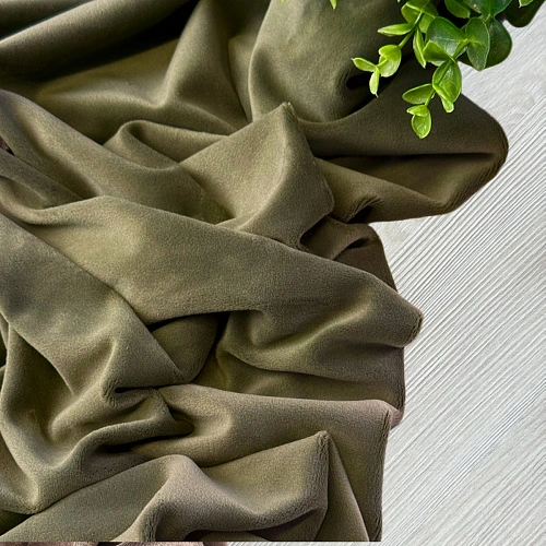 Велюр "Бамбук" (Хаки)