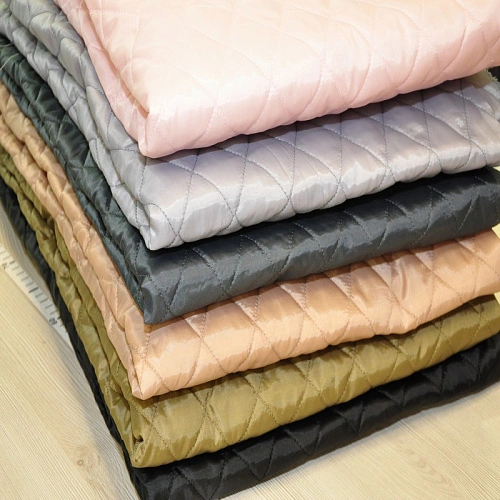 Подкладка стеганая на синтепоне (графит)