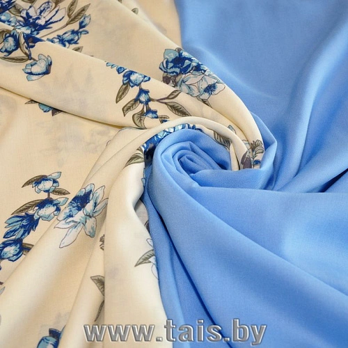 Штапель (голубой)