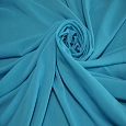 Шифон стрейчевый (голубая бирюза)