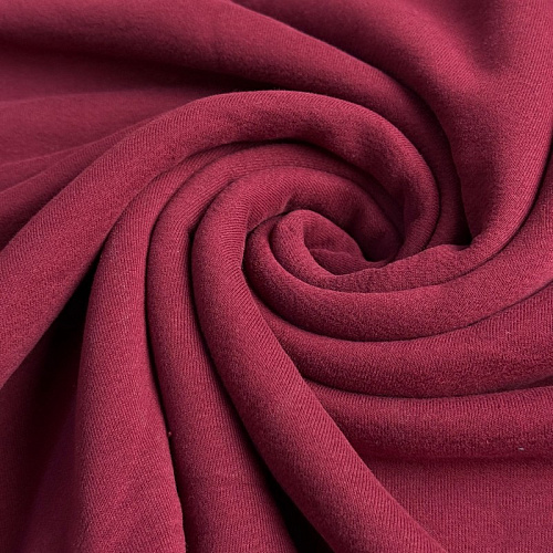 Футер 3-х нитка с эффектом велюра (бургунди)