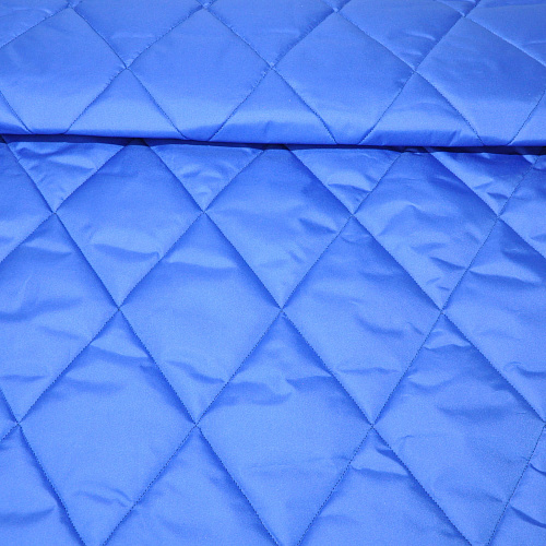 Плащевка стеганая "Ромбик" (электрик)