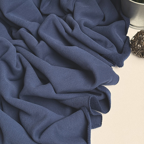 Футер 3-х нитка с эффектом велюра (индиго)